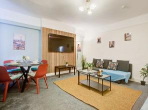 2-bedroom and Living Room Budget Apartment