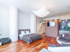 Loft studio with Sauna by URBAN RENT