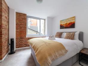 Stylish with beautiful brick walls