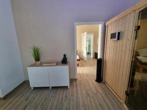 Apartment mit Whirlpool, Wasserbett & Sauna