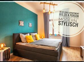 Zentral CITY Lage MODERN NETFLiX Küche WLAN, Hasselbachplatz, 4Schlafplätze