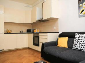 Yellow apartment few steps from metro