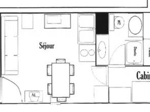 Appartement Hauteluce, 1 pièce, 4 personnes - FR-1-293-155