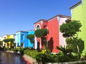 A 4 bedroom contemporary villa is furnished with luxe imported Italian furniture