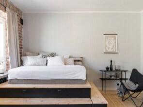 Compact studio in Punavuori for 4 people