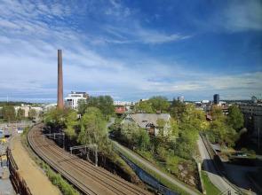 2ndhomes Tampere "Kanava" Apartment - 54m2 Apt with Private SAUNA & Balcony - 11th floor