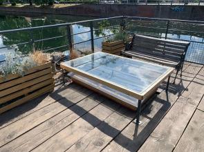 PENICHE Coeur de LILLE citadelle Terrasse 24H24H access