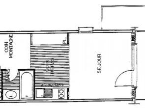 Appartement Les Saisies, 1 pièce, 5 personnes - FR-1-293-108