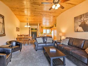 Steps to Grand Lake: Condo w/ Deck & Mtn Views