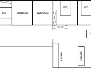 Spacious Apartment With the View to Small Market Breakfast Option