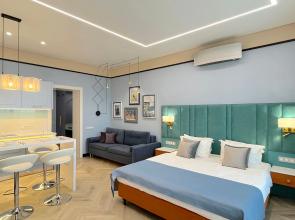 Akvadelyuks u morya, s bassejnom, SPA, plyazhem N722 Apartments