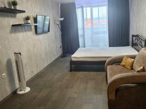 Studiya na Stroiteley s vidom na Tts Planeta Flat