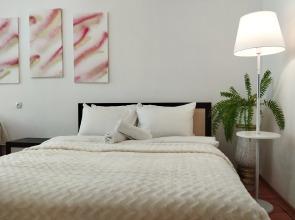 Tryokhmestnaya. Tsentr. Svetlaya. Teplaya. Balkon Flat