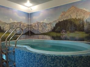 Kottedzh S Terrasoy I Basseynom Guest house