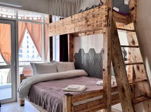 Studiyas S balkonom v Zhk Sun Hills Olginka Apartments