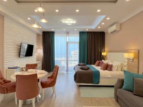 Akvadelyuks u morya, s bassejnom, SPA, plyazhem N740 Apartments