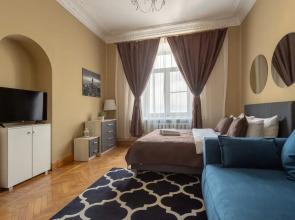 Lyuks s balkonom i vidom na Arbat Apartments