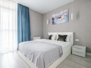 na Sutki Park Chelyuskintsev Kuhnya Obyedinena s Zhiloy Zonoy Otdelnaya Spalnya Sovremennaya Tehnika Wi-Fi Flat