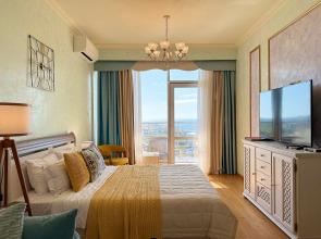 Akvadelyuks u morya, s bassejnom, SPA, plyazhem N834 Apartments