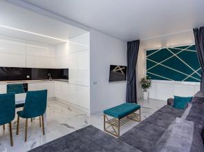 Lyuksovye apartamenty s 2 spalnyami na Karla Marksa Apartments