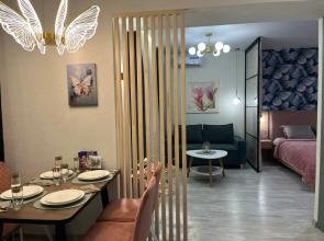 Batterflyaj s kaminom v centre goroda Superior Apartment