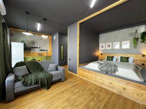 Loft Apartament vozle Akvaparka Flat