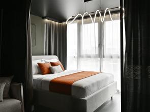 Aparts Pro+ Studiya Black Panorama U Volgi V Zhk Galaktika Na 16 Etazhe Flat