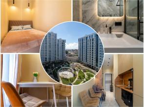 Kompaktnaya Studiya S Vidom Na More Flat