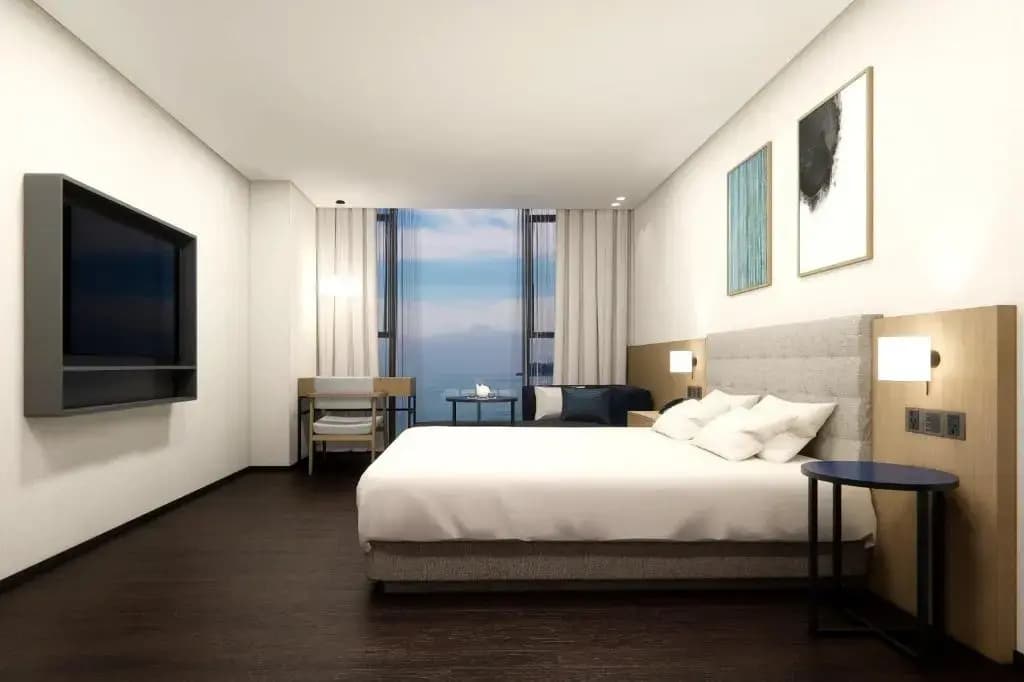 Standard Double room with city view full double bed