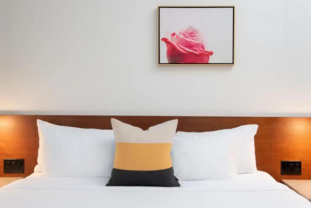 Deluxe Double room with city view full double bed