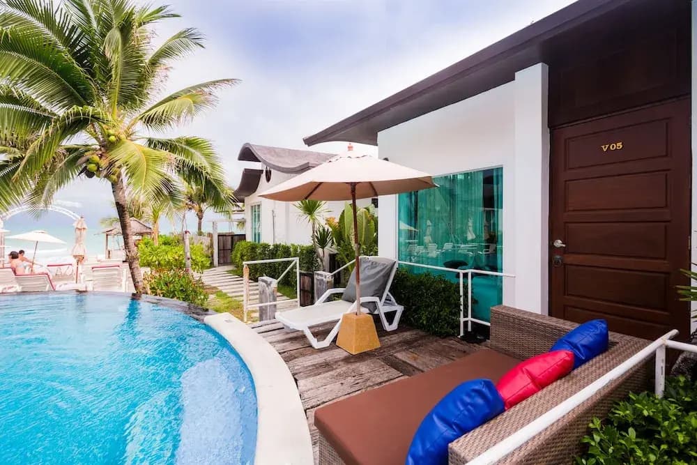 Family Villa with balcony and with view