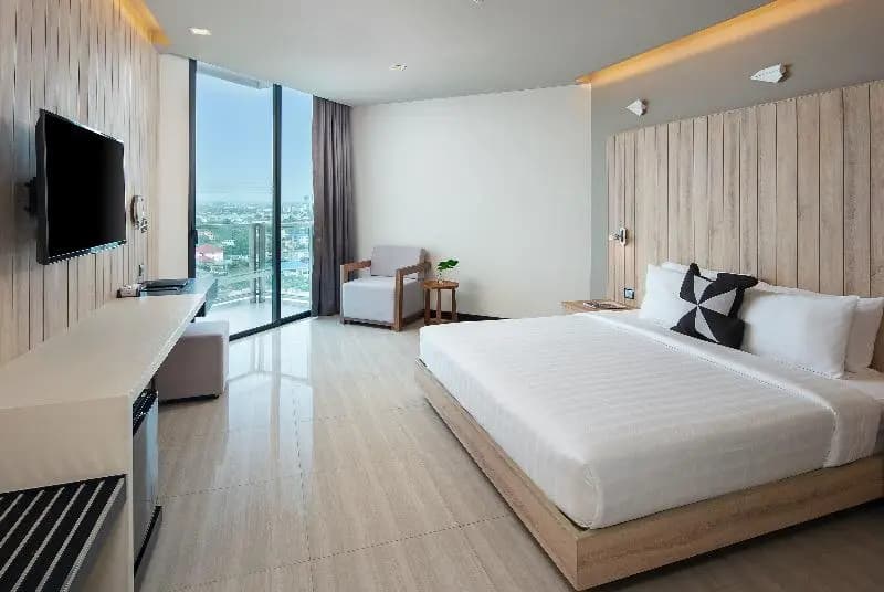 Deluxe Double room with sea view full double bed