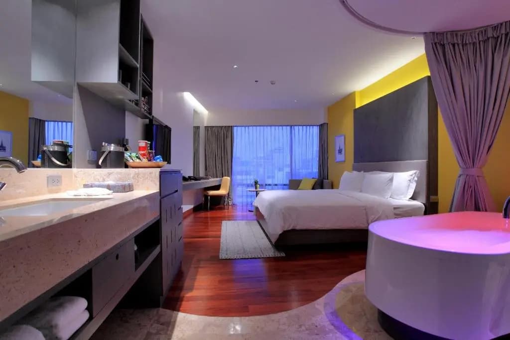 Different Degree Double room twin beds