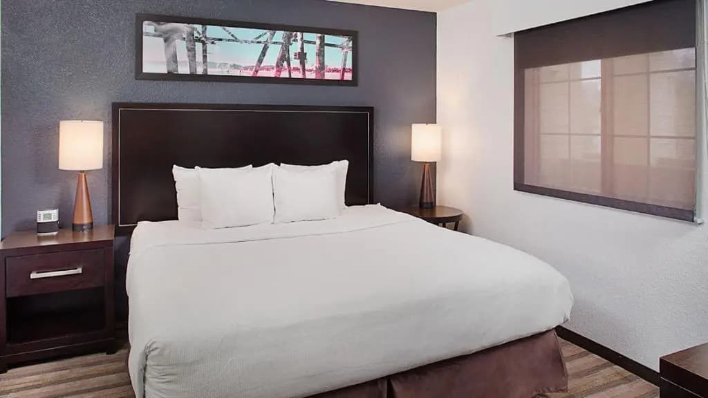 1 Bedroom Double Suite full double bed