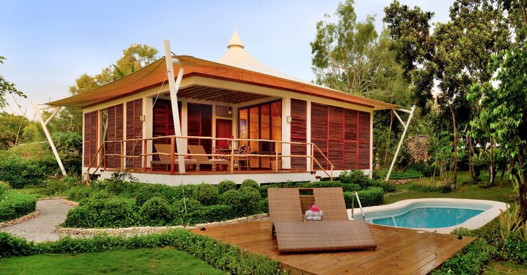 Quadruple Villa full double bed