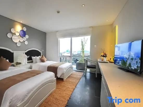 Double Junior Suite with city view twin beds