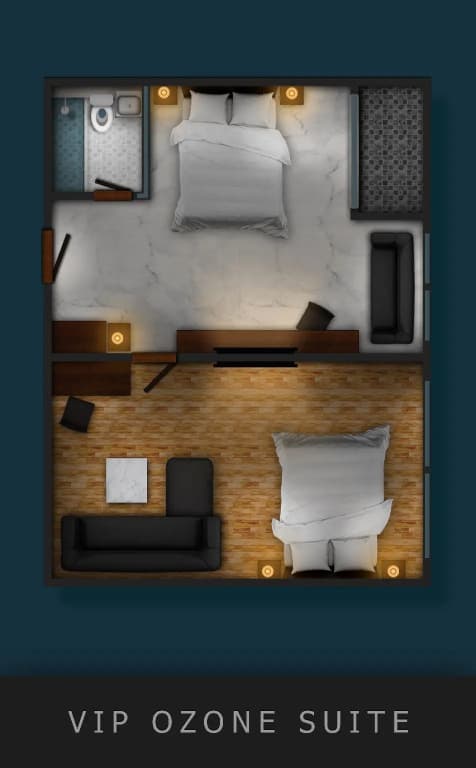Standard room with pool view
