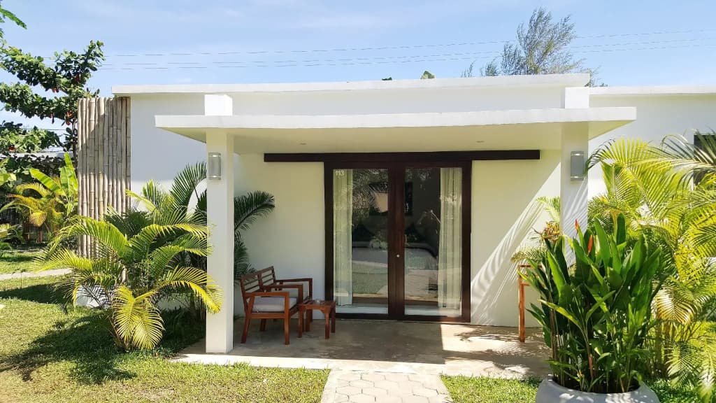 Deluxe Double room with balcony and with garden view twin beds