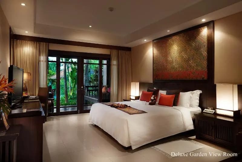 Deluxe Double room with garden view full double bed