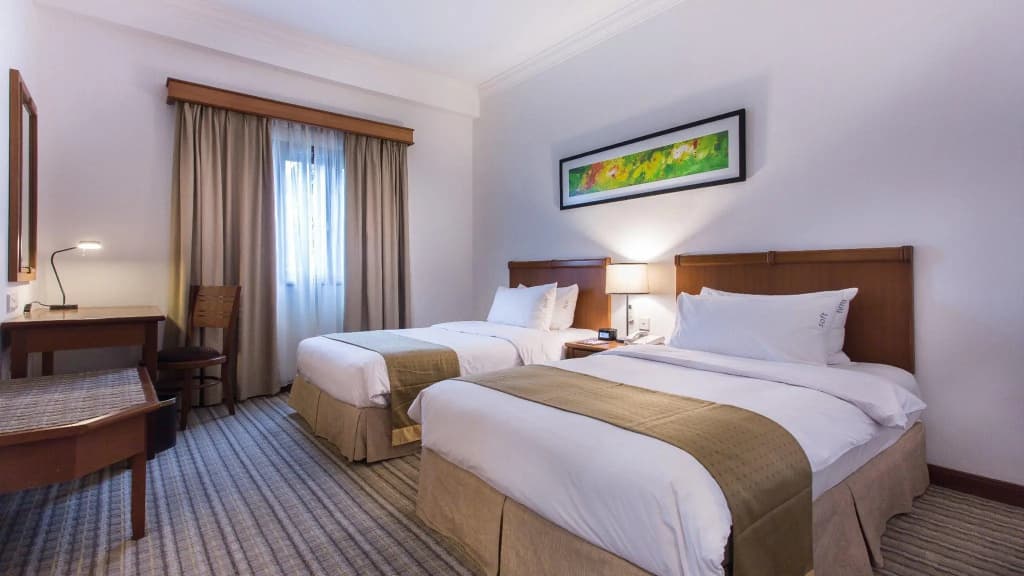 1 Bedroom Double Suite twin beds