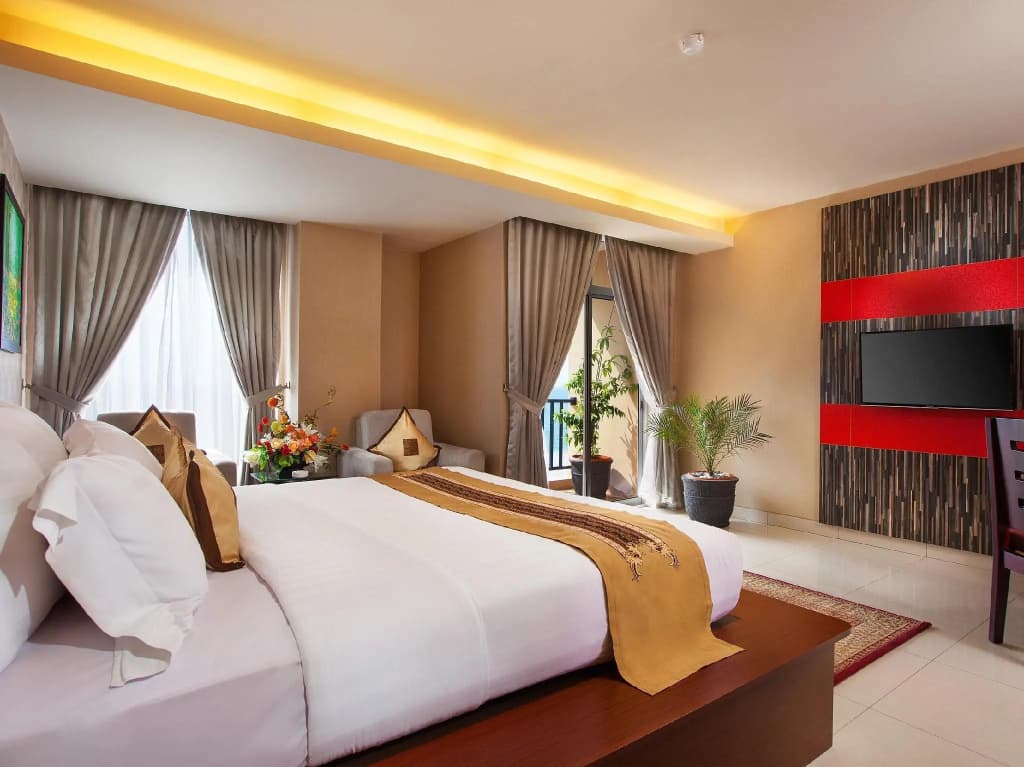 Deluxe Double room with sea view full double bed
