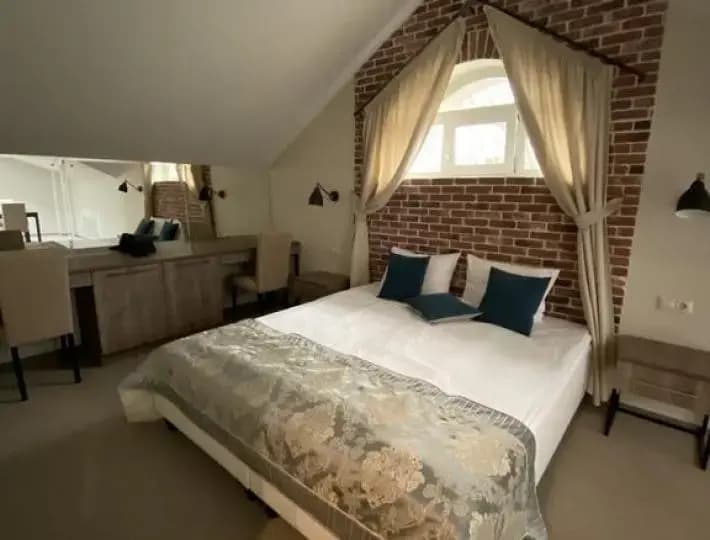 Sauna Double Attic Junior Suite full double bed