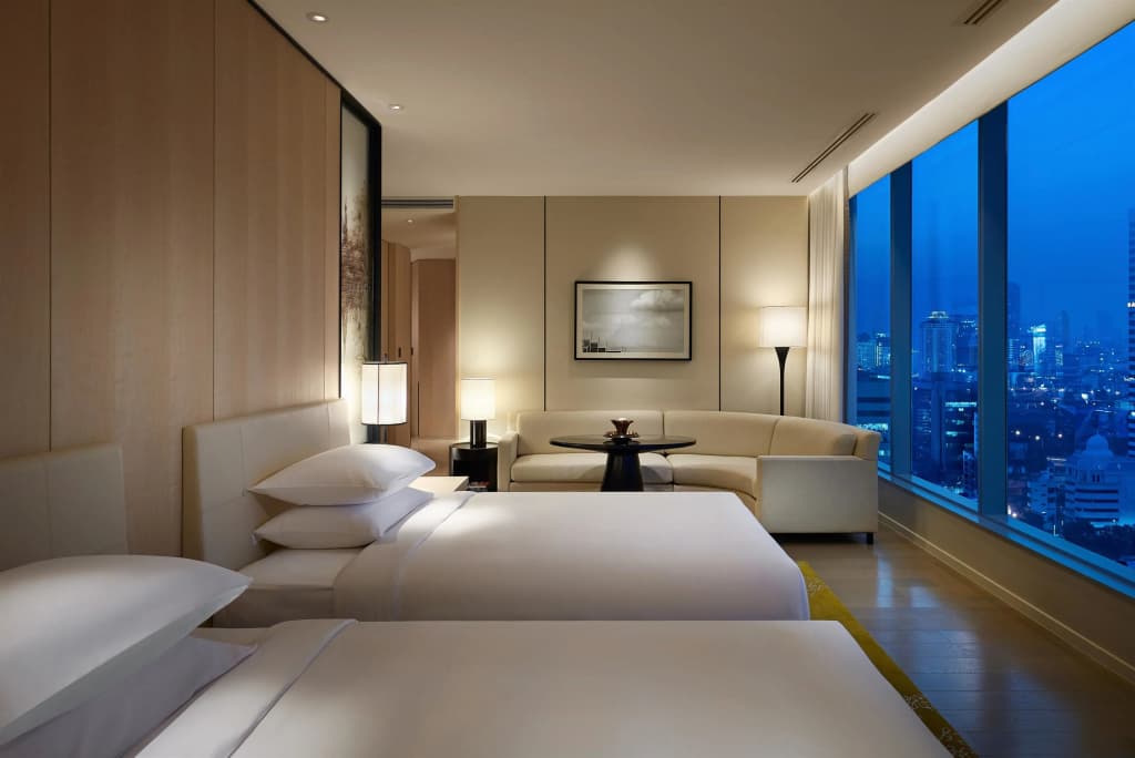 Double room twin beds