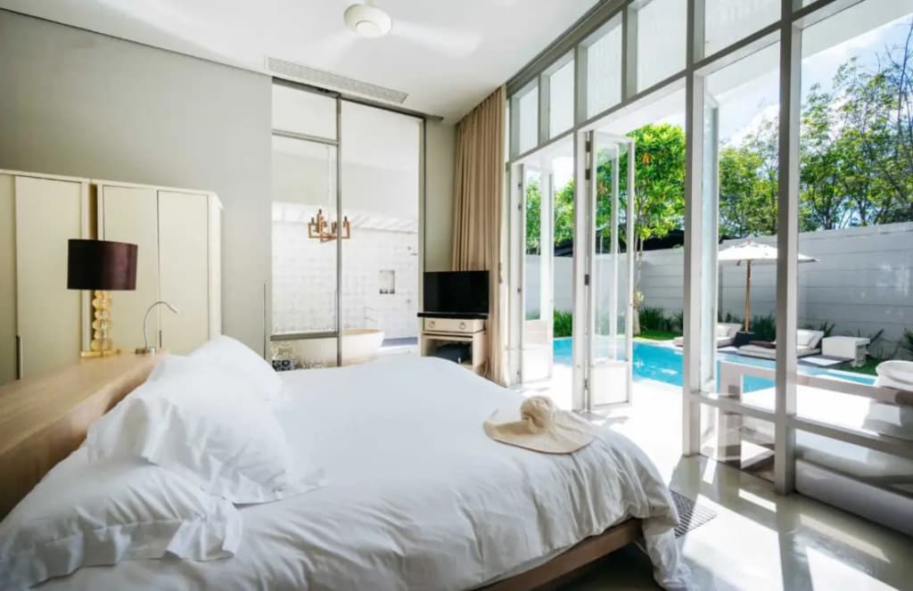 Garden Double Pool Villa full double bed