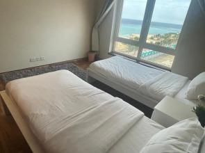 سمكه بيتش 4 غرف أبراج الشاطئ اطلاله على البحر مباشره عوائل فقط