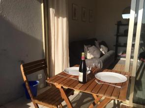 Bord de mer, studio avec terrasse